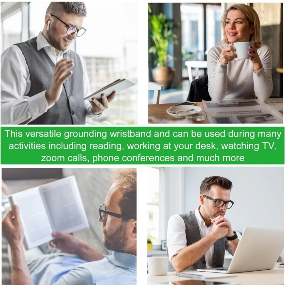 Grounding Strap, Grounding Wristband Protection for Men and Women, Grounding the